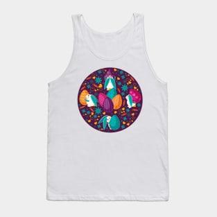 Busy Easter Bunnies // purple beet Tank Top